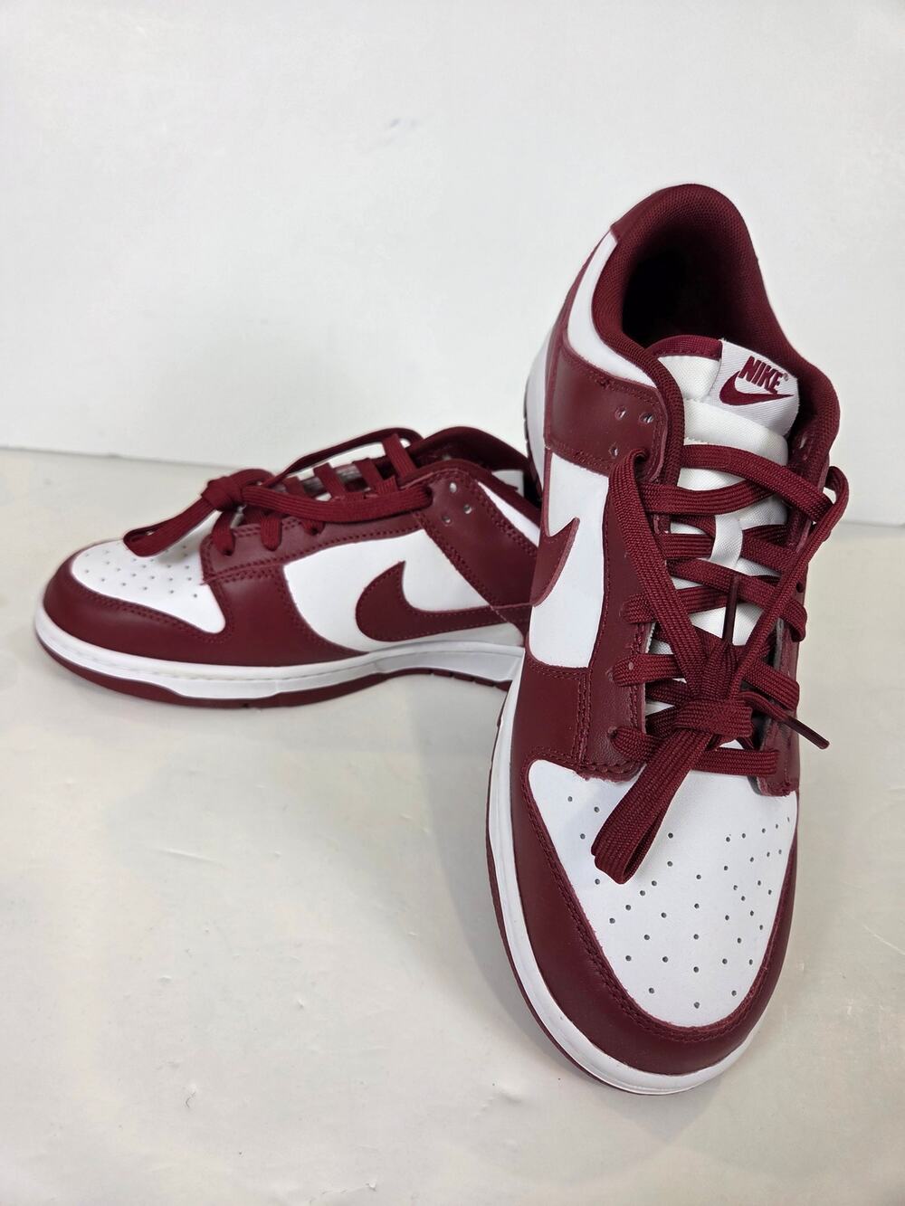 Nike Dunk Low Retro Team Red White Wine Bordeaux Burgundy (Men's) Size 11